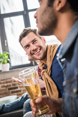 men drinking beer
