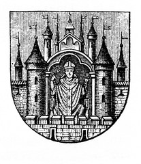 Coat of arms of Grudziądz, Poland (from Meyers Lexikon, 1895, 7/888)
