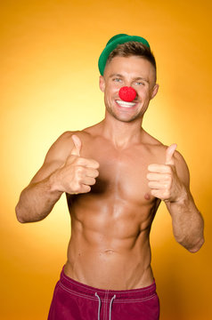 It's all good. Young sexy clown.