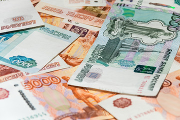 Ruble banknotes