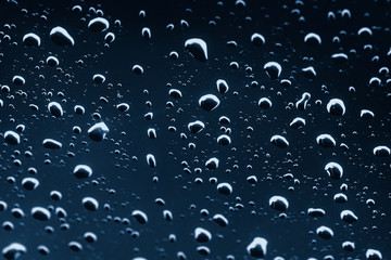 rain drops. water drop in rainy season.