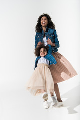 Fototapeta premium Lovely african american family