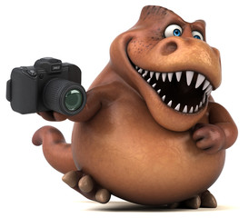 Fun Trex - 3D Illustration © Julien Tromeur