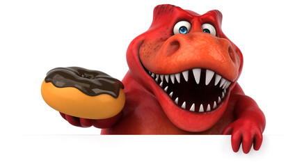 Fun dinosaur - 3D Illustration © Julien Tromeur