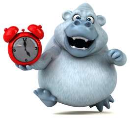 Naklejka premium Fun yeti