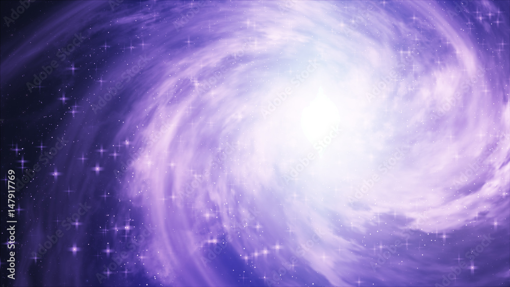 Wall mural magical wormhole - elements of this image