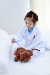 Little girl doctor