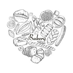 The isolated heart of bakery products