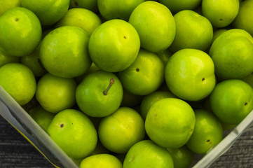 Sour green plum, the most wonderful and mouth watering sour plums, sour plums for the pregnant
