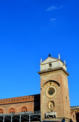 Fototapeta premium Mantua and the ancient tower, Italy