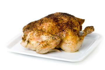 Turkey isolated over white