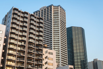 Fototapeta premium Budynki Shinagawa