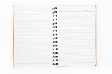 Open Blank Page notebook