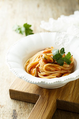 Pasta with mussels
