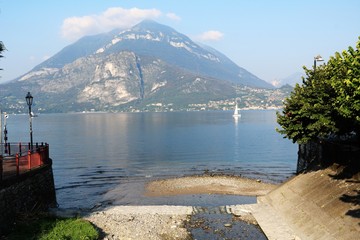 View from Varenna to Lake Como, Italy