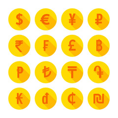 Money icons set.