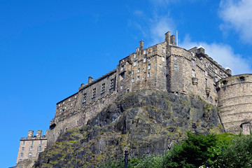 Fototapeta na wymiar Castle Rock Edinburgh