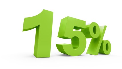 3D rendering green discount 10 percent
