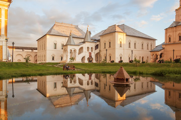 Obraz premium Красная палата в Ростовском кремле в лучах заката, Ярославская область