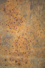 Rusty sheet of iron as a background