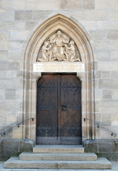 Fototapeta na wymiar St. Johannis in Neustadt a. d. Aisch