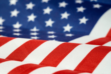 USA flag, close-up