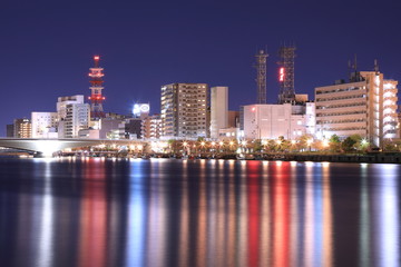 Obraz premium 新潟夜景