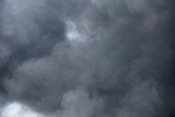 Large black billowing smoke cloud background texture organic pattern