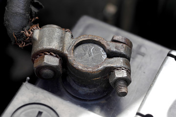 Old Car Battery terminal