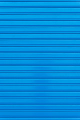 blue metal shutter door pattern