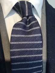 silk blue tie