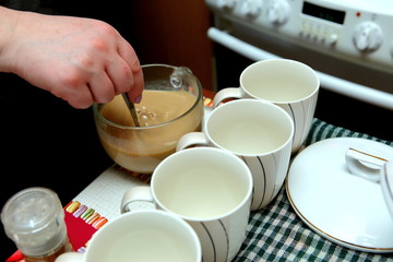 Supposedly the sweetened coffee is better.