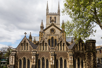 Different buildings of the city of London