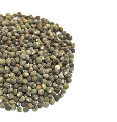 Ready to plant very clearly with white back ground okra seeds, okra seeds in the plate,
