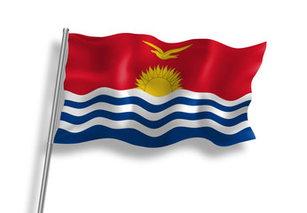 Drapeau de Kiribati en qualité vectorielle
