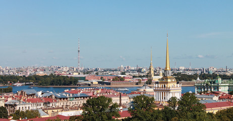 Views of St. Petersburg from the observation deck of St. Isaac's Cathedral