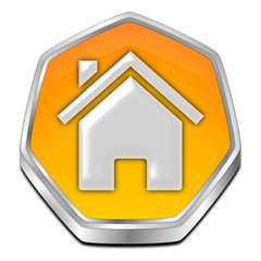 Home Button - 3D illustration