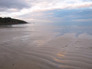 Binic beach in Brittany