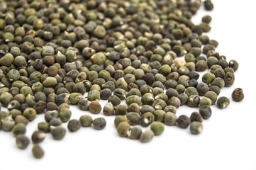 Ready to plant very clearly with white back ground okra seeds, 
