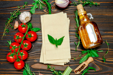 dried uncooked lasagna pasta sheets and ingridients