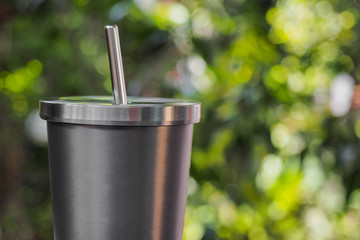 Stainless steel tumbler / Silver colour