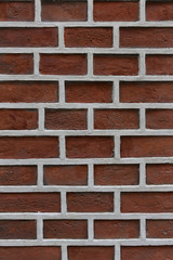 Mauerwerk mit hervorgehobenen Fugen