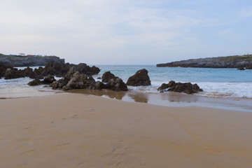 The beach of Toró in Llanes, Asturias