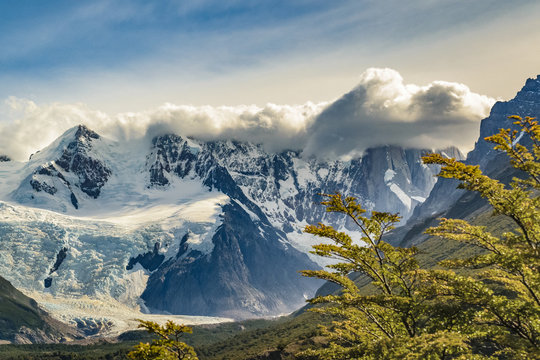 Snowy Andes Mountains, El Chalten Argentina