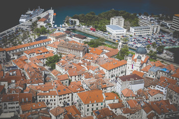 Kotor in a beautiful summer day, Montenegro