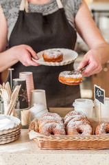 Doughnut Store Counter