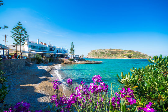 Small traditional fishing village of Mochlos, Crete, Greece.