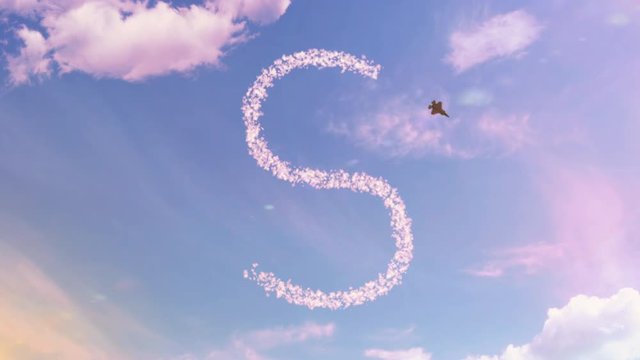 You will be rich. A dollar sign drawn in the sky by three jets