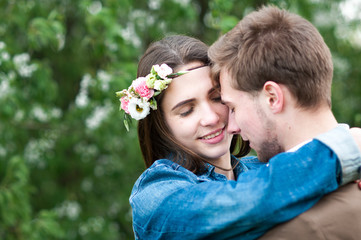 Fototapeta premium spring,love story.