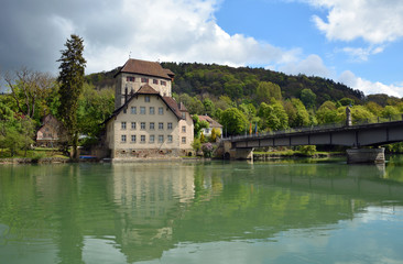 Fototapeta na wymiar Schloss Rötteln / Burg Rotwassertelz, Hohentengen